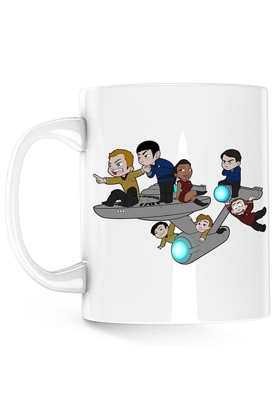 OEM Cana Star Trek Kirk Spock Enterprise Timeline, alba, 330 ml