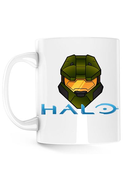 OEM Cana Halo Combat mode Evolved Zone Logo, alba, 330 ml
