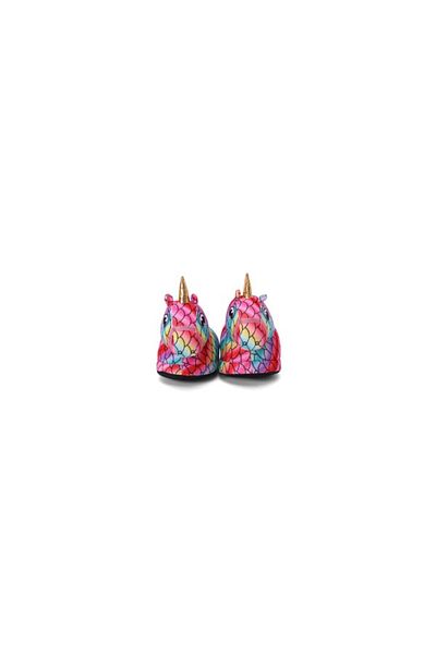 zzz sleep good sleeping !!! Botosei de casa pentru copii, model unicorn cu solzi, marime 36-37