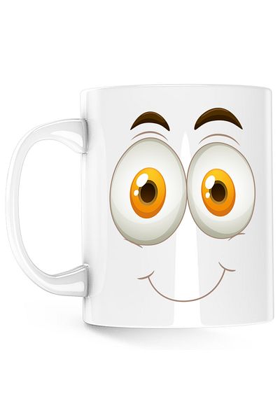OEM Cana Roblox Twitter Platforme Studio Smiley Face, alba, 330 ml