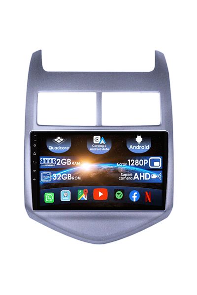 navi-it Navigatie dedicata Chevrolet Aveo 2010-2015, 9 Inch, 2GB RAM 32GB ROM, Android 13, WiFi, Bluetooth,