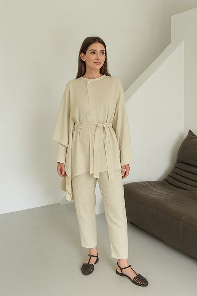 My Blog Yellow Flounce Kimono Set - 8739