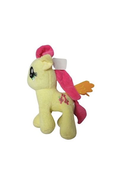 OEM Unicorn Plush Toy with Suction Cup 23 cm, Yellow