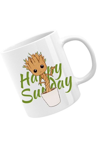 OEM Cana Baby Groot Sunday Happy Marvel DC Happy Smile, alba, 330 ml