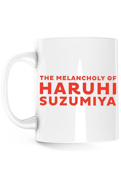 OEM Cana Haruhi Suzumiya Logo Anime Web Cosplay Figure, white, 330 ml