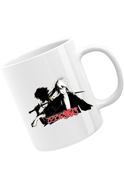 OEM Cana Rurouni Kenshin Anime Cute Mugen Contrast, alba, 330 ml