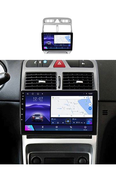 navi-it Navigatie dedicata Peugeot 307 2001-2008, 2GB RAM 32GB ROM, Quad Core, Display 9" IPS Full HD, Carpl
