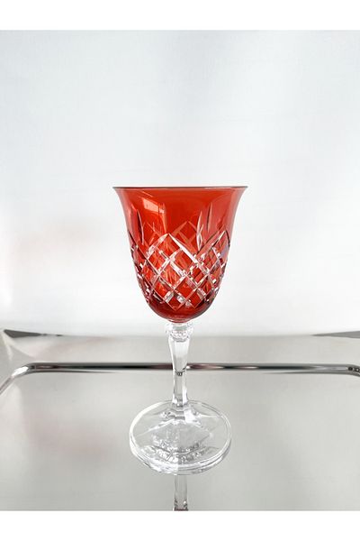 DECOSTYLE Crystal Bohemia Colored Footed Decor Square 1 Pcs