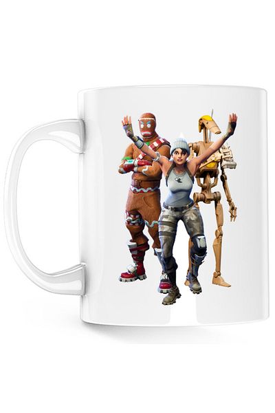 OEM Cana Fortnite Happy Esports Star Wars Droid, alba, 330 ml