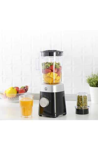 ALSAIF 2-in-1 Blender – 600W – 1.5L – Blender & Grinder