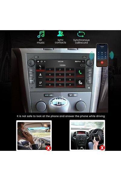 navi-it Navigatie dedicata OPEL/VAUXHALL Astra/Antara/Vectra/Corsa/ Zafira, negru, 2 GB RAM 32 ROM, Android
