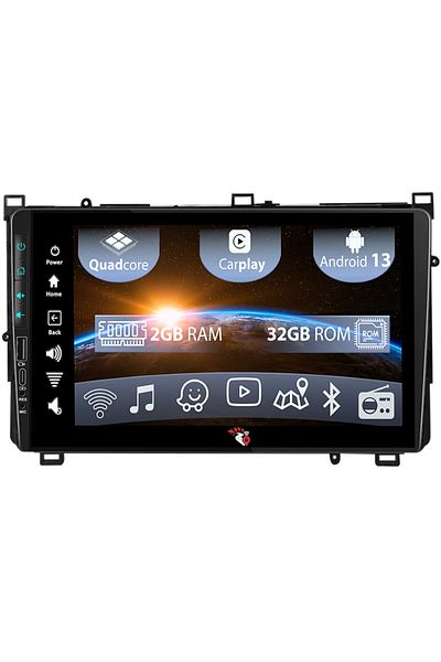 navi-it Navigatie dedicata Toyota Corolla 11 Auris E180 2017-2018, USB&Butoane fizice frontale, Android 13,