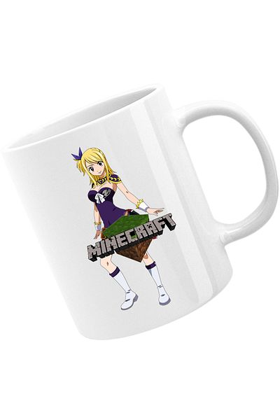 OEM Cana Fairy Tail Lucy Minecraft Fan Anime Manga, alba, 330 ml