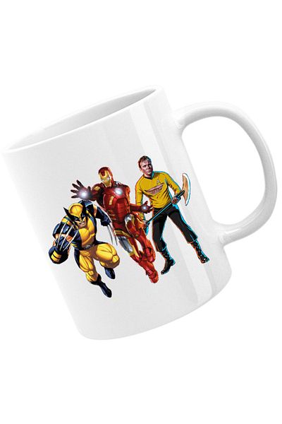 OEM Cana Ironman Star Trek Wolverine Universe DC, alba, 330 ml