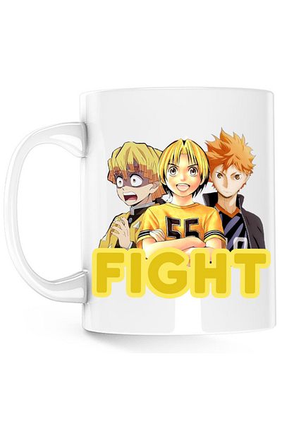 OEM Cana Hikaru no Go Zenitsu Kimetsu no Yaiba Haikyuu Power Otaku, alba, 330 ml