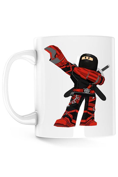 OEM Cana Roblox Ninjago Deadpool Game, alba, 330 ml