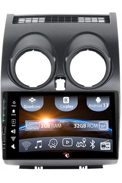 navi-it Navigatie dedicata Nissan Qashqai 2006-2013, USB&Butoane fizice frontale, Android 13, Wireless Carpl
