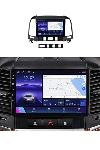 navi-it Navigatie dedicata Hyundai Santa Fe 2005-2012, 2GB RAM 32GB ROM, Quad Core, Display 9" IPS Full HD,