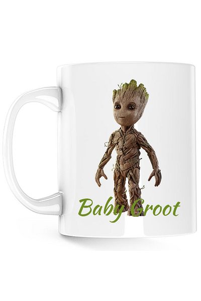 OEM Cana Baby Groot Nature Living Planet Gamora Rocket, alba, 330 ml