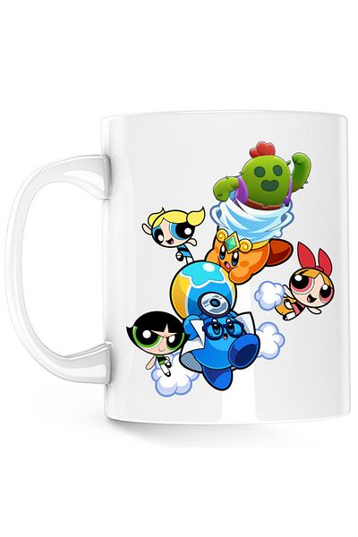 OEM Cana Brawl Stars Happy Tank Powerpuff Girls Pokemon Weather, alba, 330 ml