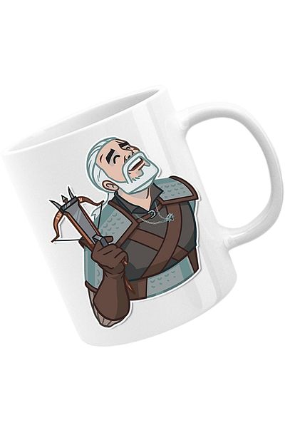 OEM Cana The Witcher Geralt Demon Slayer Cartoon Play, alba, 330 ml
