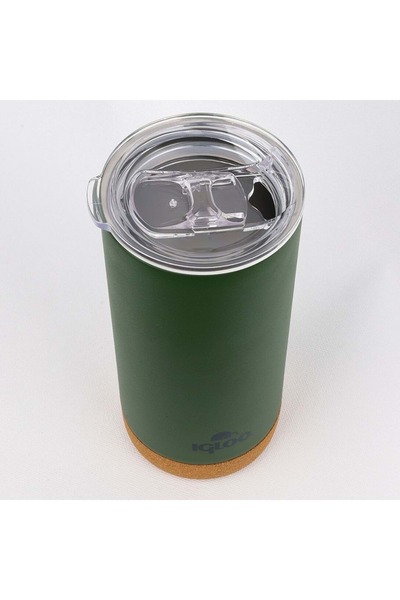 IGLOO Cork Mug 500ml Thermos Mug Cup Flask Khaki