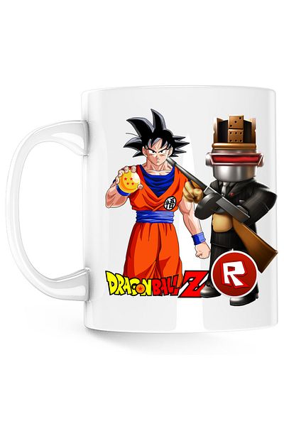 OEM Cana Roblox Android Dragon Ball Z Songoku, alba, 330 ml