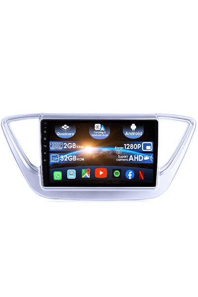 navi-it Navigatie dedicata Hyundai Accent 2017-2018, 2GB RAM 32GB ROM, Quad Core, Display 9" IPS Full HD, ,