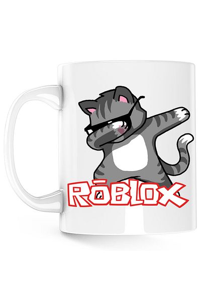 OEM Cana Roblox Cat Kitten Fortnite Dab Vip, alba, 330 ml