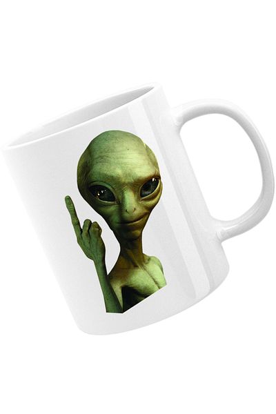 OEM Predator Alien Extraterrestrial Youtube Creator Live Mug, white, 330 ml