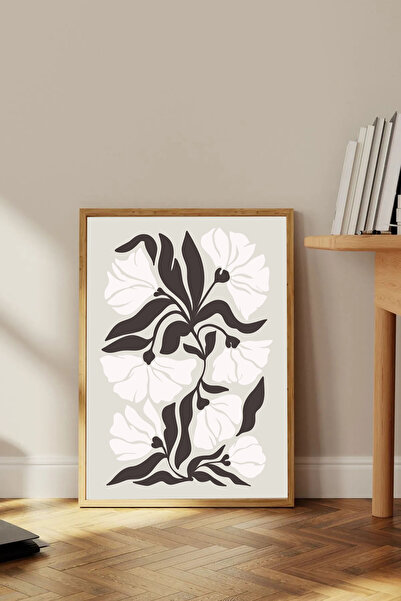 Dekorsiahome Pictură decorativă dintr-o bucată cu rame din lemn TK0692