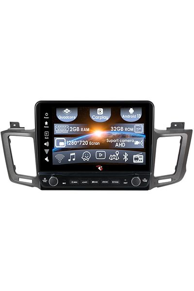 navi-it Navigatie dedicata RAV4 2012-2018 cu butoane rotative model 2024, 10 Inch, 2GB RAM 32GB ROM, Quadcor