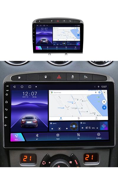 navi-it Navigatie dedicata Peugeot 408 2008-2020, gri, 2GB RAM 32GB ROM, Quad Core, Display 9" IPS Full HD,