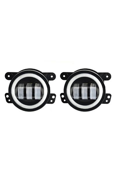 BGRJ Automotive 6 LED fog lights with daytime running lights and 7ENG turn signals