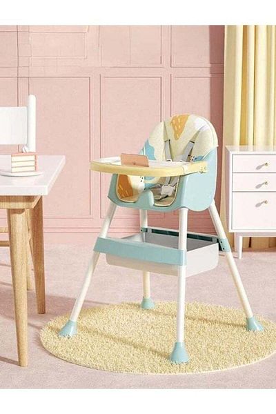 Yelajoy Portable Baby High Chair,With Meal Tray Dining Table,Adjustable Height,Feeding Seat for Toddler