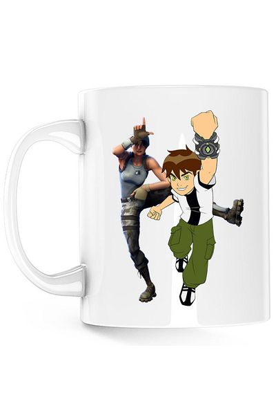 OEM Cana Ben10 Jump Comics Fortnite Game Children Dance Fun, alba, 330 ml