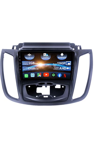 navi-it Navigatie dedicata Ford Kuga 2 Escape 3 2012-2019, 2GB RAM 32GB ROM, Quad Core, Display 9" IPS Full