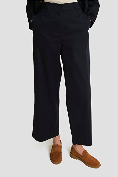 Armine Yüksek Bel Palazzo Pantolon 25Y2812 LACİVERT