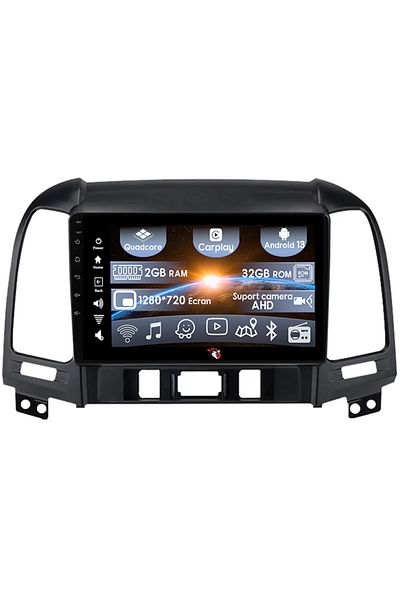 navi-it Navigatie dedicata Hyundai Santa Fe 2006-2012, 2GB RAM 32GB ROM, Quad Core, Display 9" IPS Full HD,