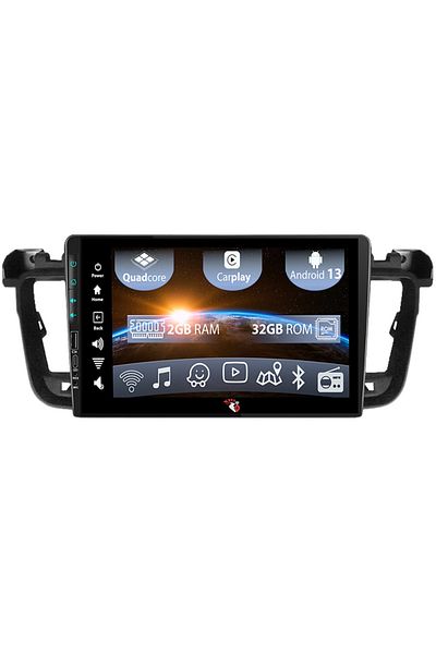 navi-it Navigatie dedicata Peugeot 508 2010-2018, USB&Butoane fizice frontale, Android 13, Wireless Carplay
