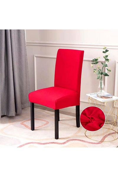 ElastiX Chair Cover in Velvet Red