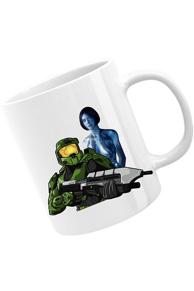 OEM Cana Halo The Master Chief Spartan Cortana Guardian, alba, 330 ml