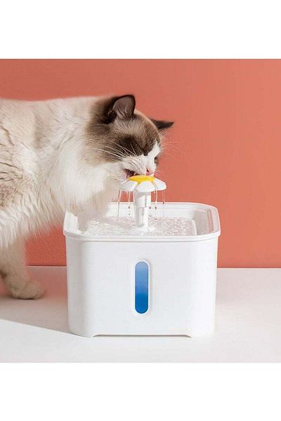 COOYA Pet Fountain,2.5L Cat Water Dispenser,Ultra Quiet,for Indoor Cats and Small Dogs