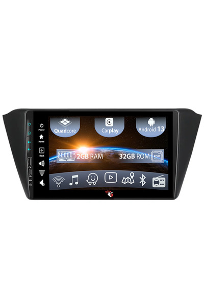 navi-it Navigatie dedicata Skoda Fabia 2015, USB&Butoane fizice frontale, Android 13, Wireless Carplay si An