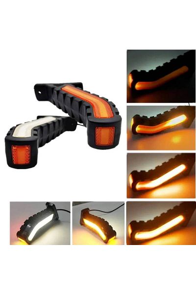 BGRJ Automotive Claxoane marker galbene albe, 12-24V, semnalizare dinamică, K9920