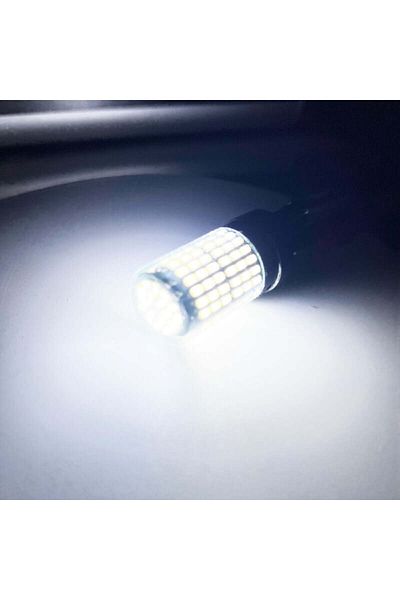 BGRJ Automotive Set of 2 T20 LED bulbs, 2-phase, compatible with Duster, white light, BG54