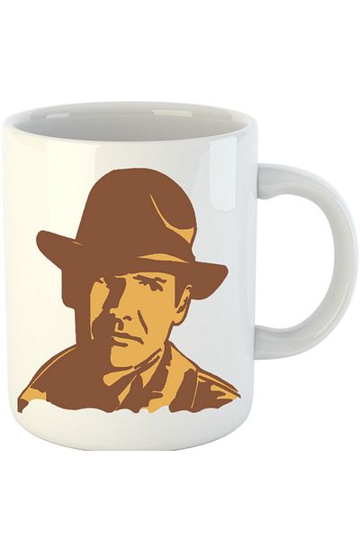 OEM Cana Indiana Jones Portret Art Wolfgang Hohlbein, alba, 330 ml