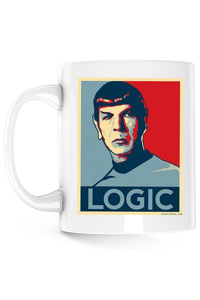 OEM Cana Star Trek Spock Leonard Nimoy Vulcan Logic, alba, 330 ml