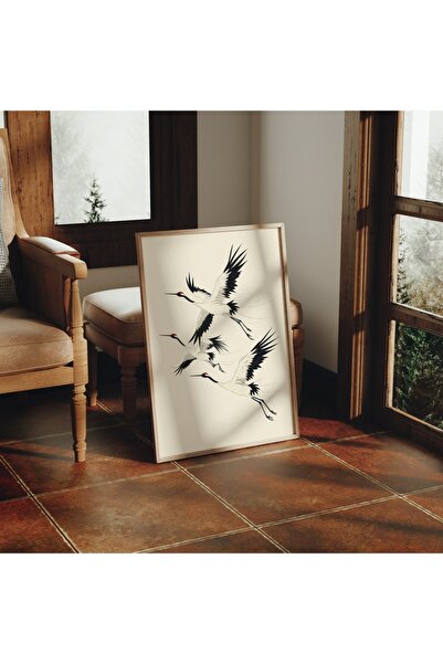 Dekorsiahome Tek Parça Ahşap Çerçeveli Dekoratif Tablo TK0678