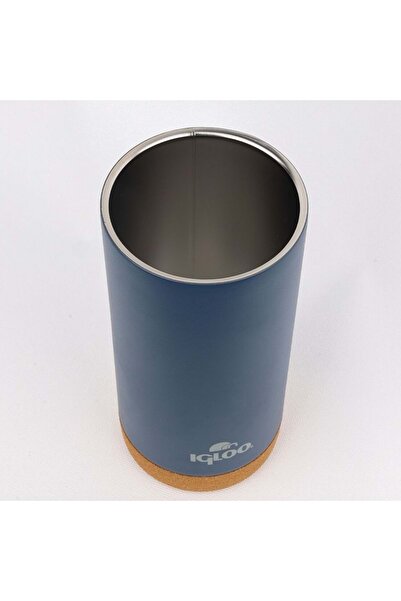 IGLOO Cork Mug 500ml Thermos Mug Cup Flask Light-Dark Blue